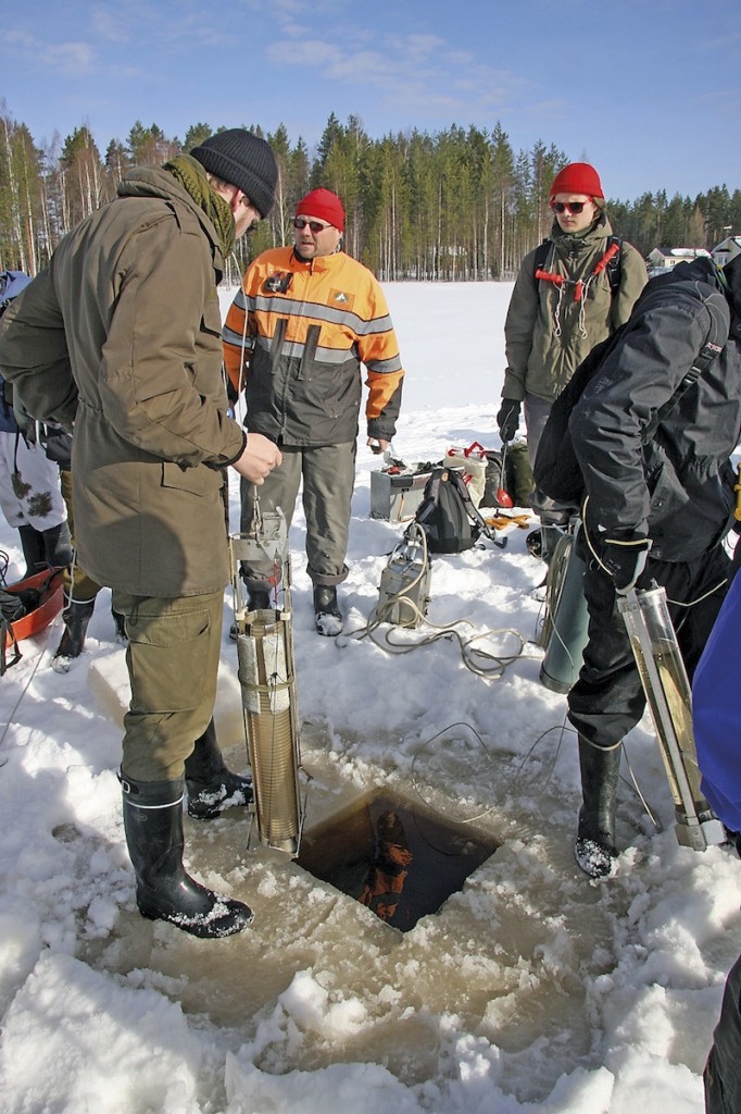 Vesimittauksia Jukajärvellä