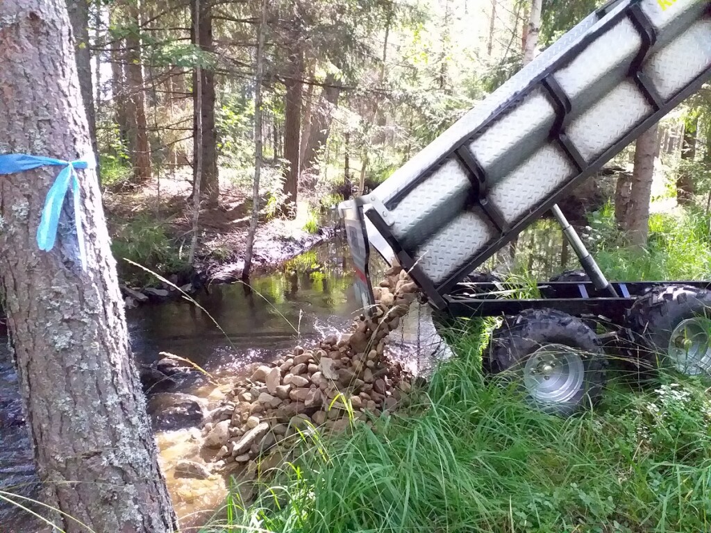 Kutusoraa Kissapuroon. 