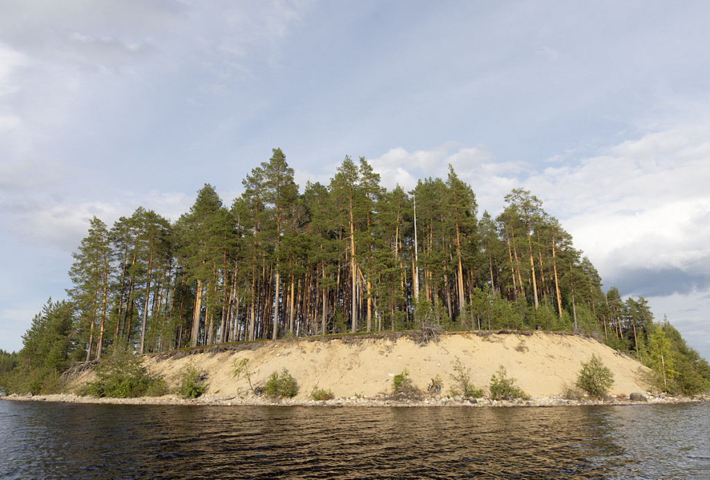 Multavieremä-saari Koitereella.